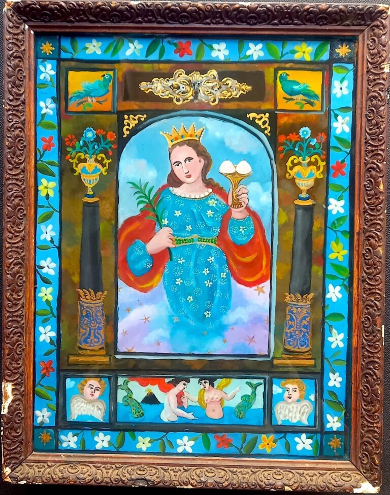 Contessa di Alicudi Schifanoja, Sant'Agata, 40x35 cm