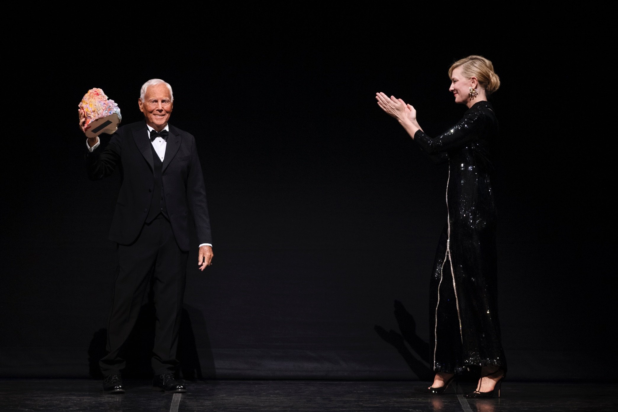 Giorgio Armani riceve il The Visionary Award