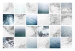 Ilaria Abbiento, Cartografia del Mare, 2016 17, polittico, immagine 20x20 cm, stampe gliclèe su carta cotone