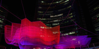 Janet Echelman, Sculture al Vento, Piazza Gae Aulenti, Milano