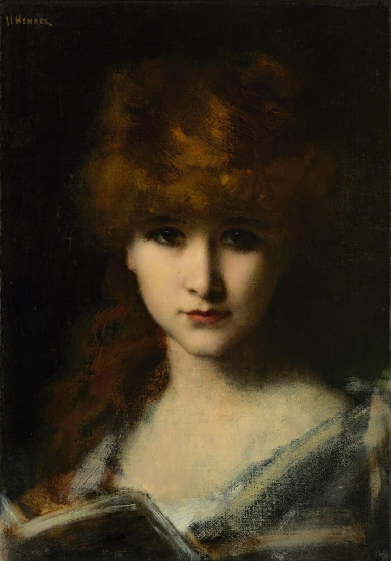 Jean Jacques Henner, Ritratto di Juana Romani. Mosca, State Museum of Modern Western Art
