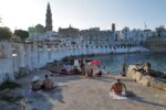 Panorama Monopoli, Performance Massimo Vitali 01.09.22 Photo © Piero Percoco and Mirko Ostuni Courtesy ITALICS, the galleries, the artists