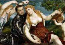 Paris Bordon, Marte, Venere e Cupido incoronati da Imeneo, 1540 50 ca.. Vienna, Kunsthistorisches Museum, Gemäldegalerie © KHM Museumsverband
