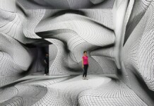 Peter Kogler, Untitled, Astana Contemporary Art Center, 2017