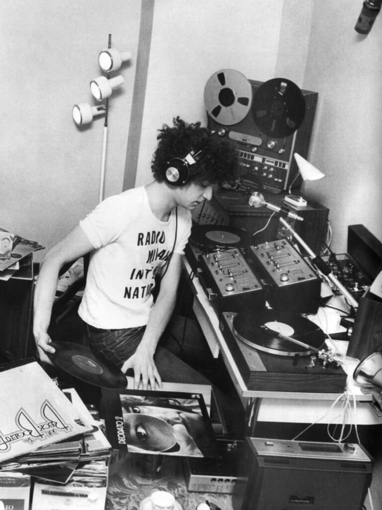 Piero Cozzi, Dj a Radio Milano International, 1975. Collocazione ignota