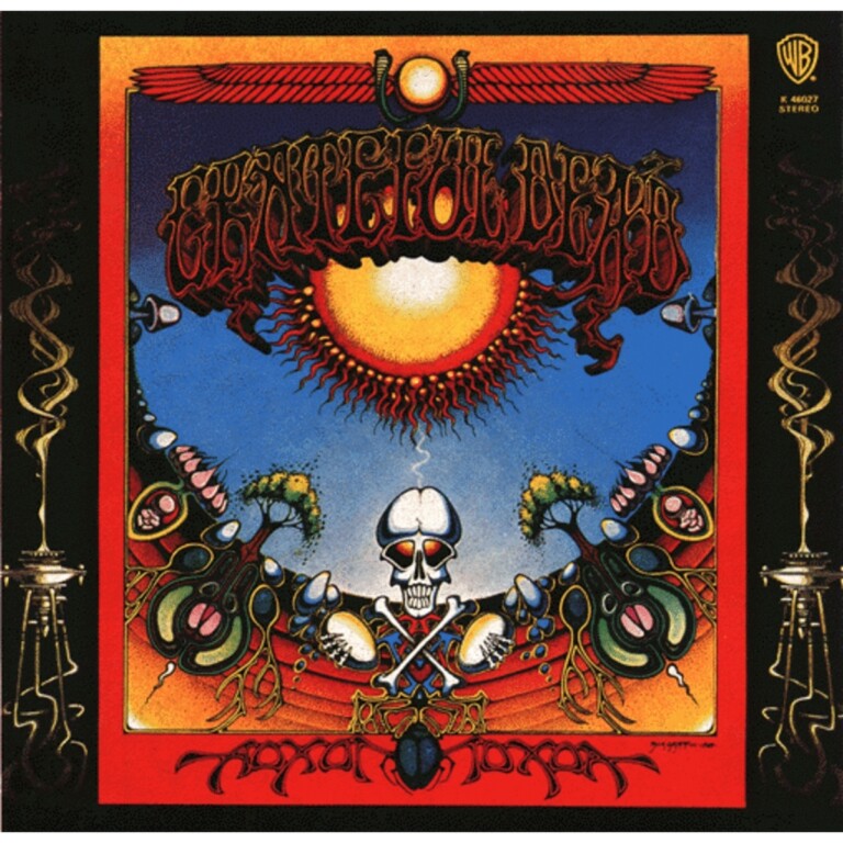 Rick Griffin, copertina palindroma dell'album dei Grateful Dead “AoxoMoxoa”, 1969