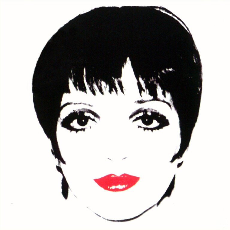 Andy Warhol, Liza Minnelli white ground, 1978_Collezione Rosini Gutman