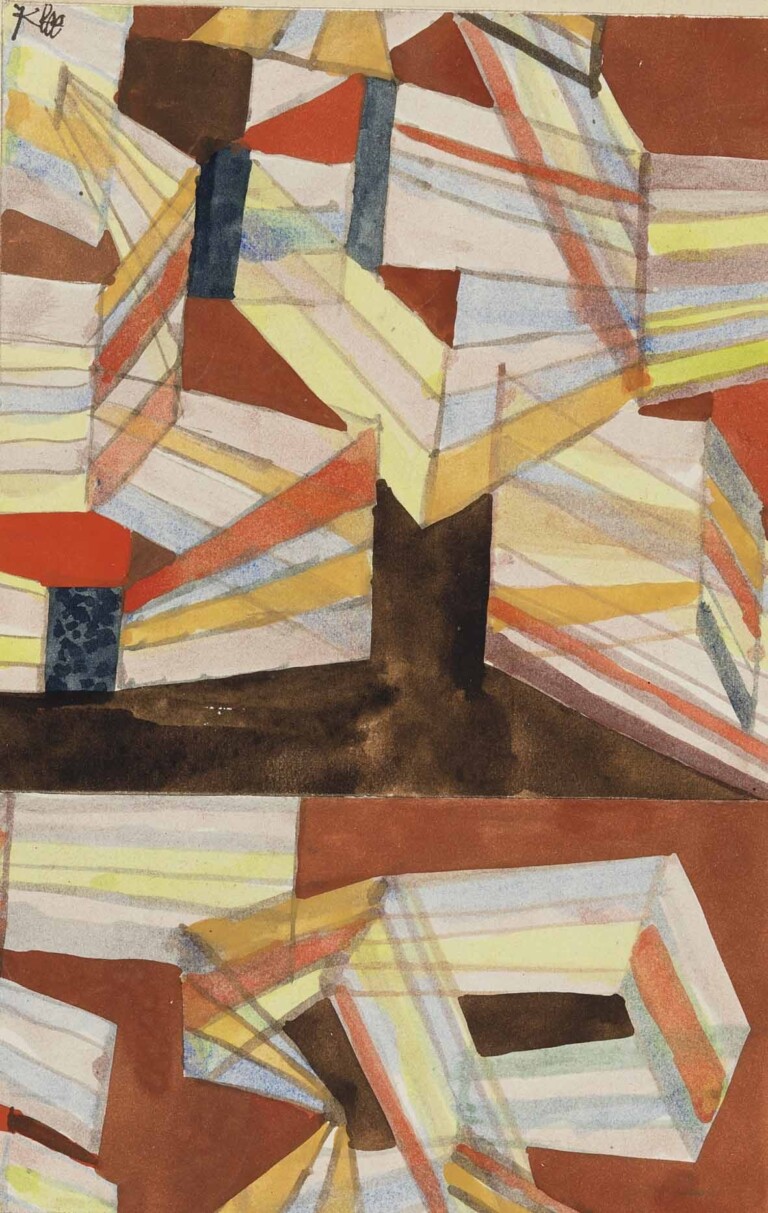 Paul Klee, Transparent-perspectivisch gefügt (II.), 1921 Lugano, Vitart S.A.