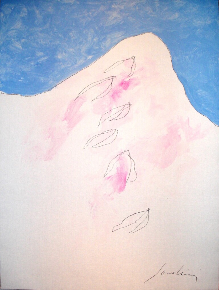 Ettore Sordini, Passeggiata, 1959, Olio e grafite su tela