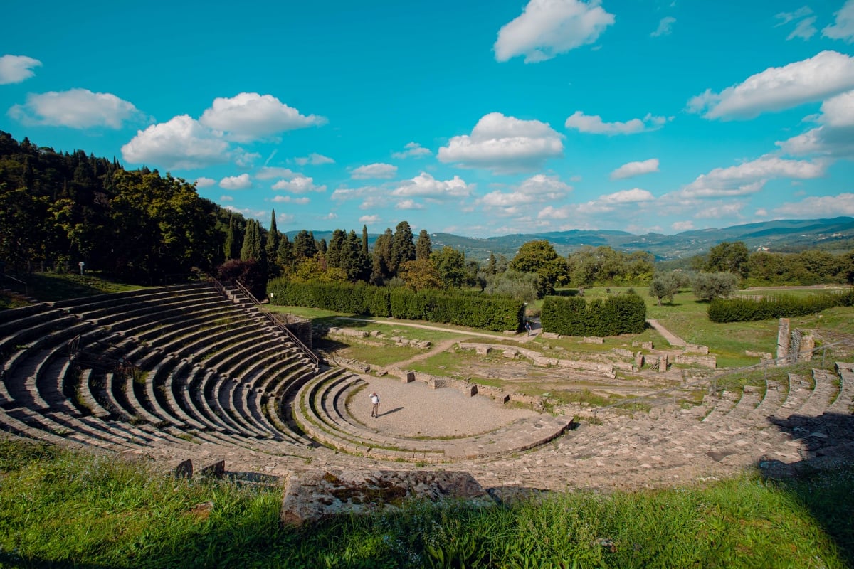 Teatro Romano di Fiesole costruito su resti etruschi 