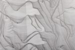 Margherita Raso, Untitled (detail), 2022, jacquard fabric, steel frame, magnets, 90 1/2 x 133 7/8 in (230 x 340 cm). Photo by Tommaso Sacconi. Courtesy Magazzino Italian Art, Cold Spring, NY