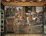 Particolare, Sala delle Nozze di Alessandro e Roxane; Courtesy Accademia Nazionale dei Lincei © Archivio di Villa Farnesina