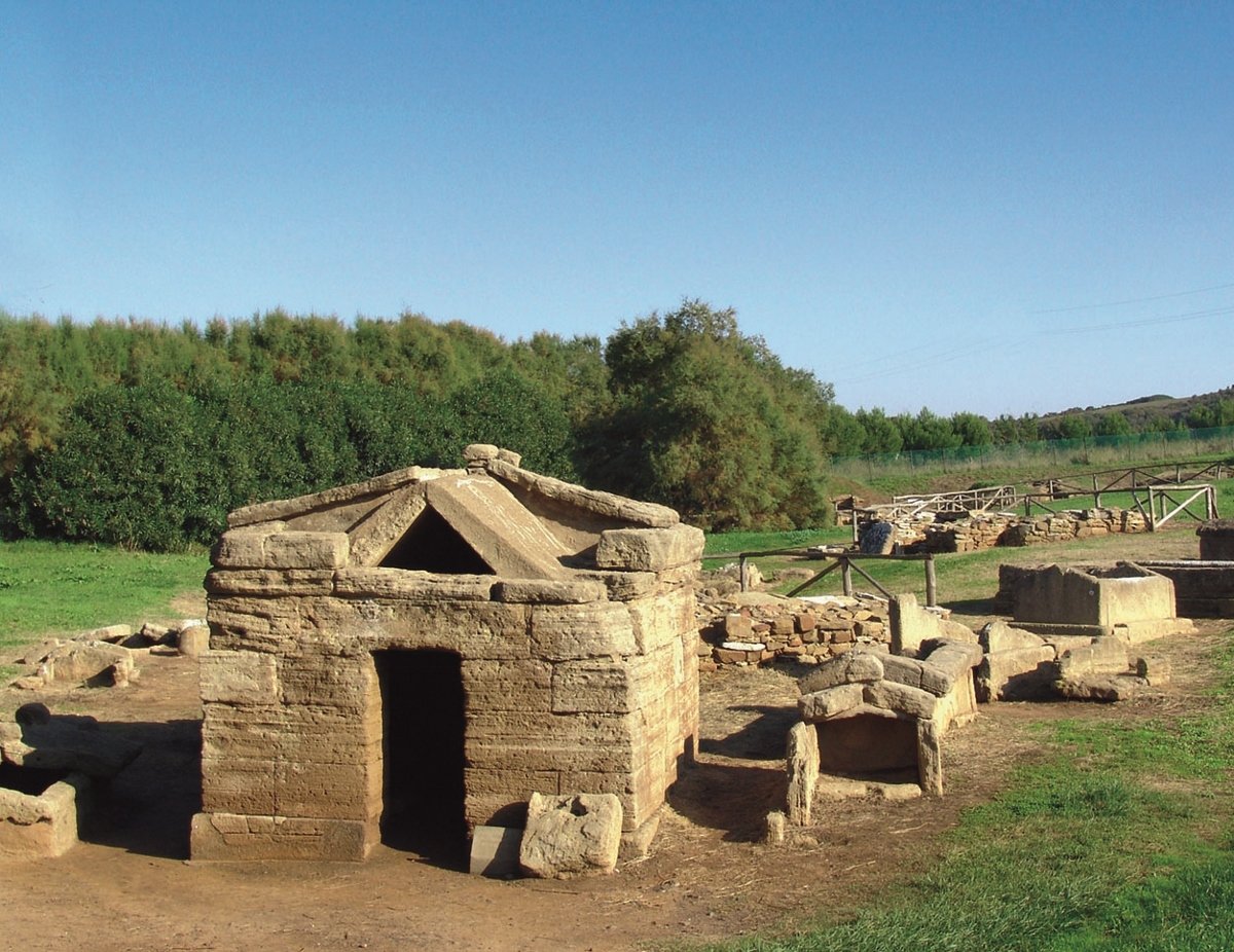 Parco di Baratti, Necropoli San Cerbone (tomba a edicola)