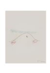Ettore Sordini, Tumulo con paesaggio, anni 60, pastello e grafite su carta intelata
