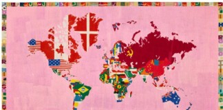 Alighiero Boetti, Mappa (1979-1980). Courtesy of Christie's