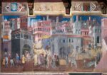 Ambrogio Lorenzetti, Effetti del Buon Governo in città, Siena, Palazzo Pubblico, Museo Civico, sala della Pace, © Comune di Siena, foto Roberto Testi