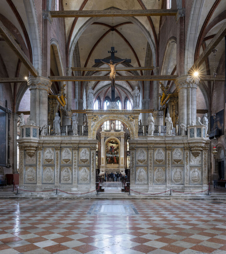 L'Assunta dopo il restauro vista dall'ingresso