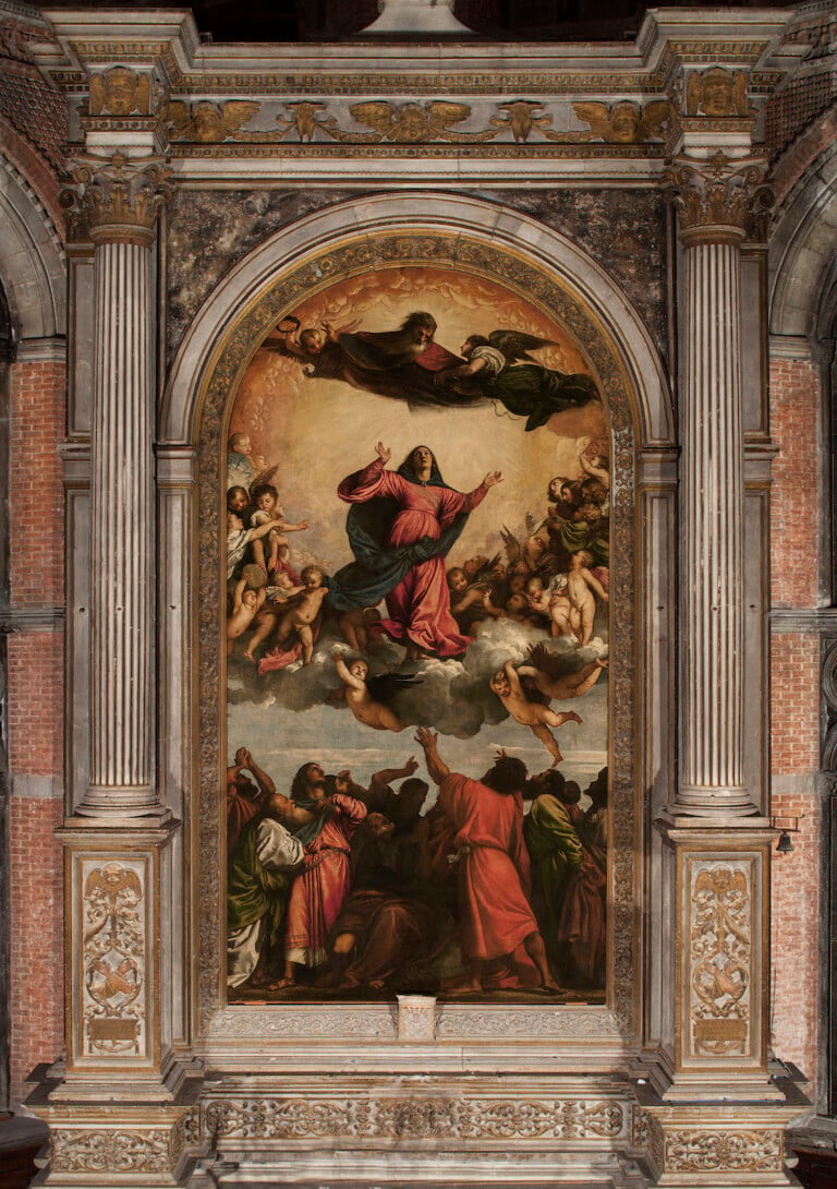Assunta di Tiziano prima del restauro