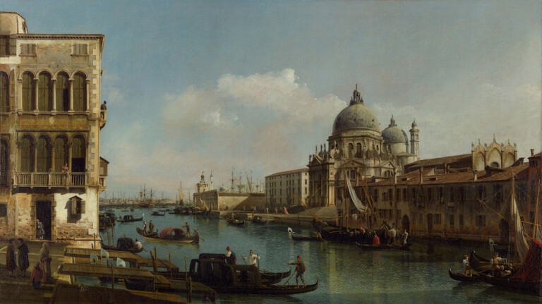 Bernardo Bellotto, Vista del Canal Grande Santa Maria della Salute e della Dogana da Campo Santa Maria Zobenigo, The J. Paul Getty Museum, Los Angeles