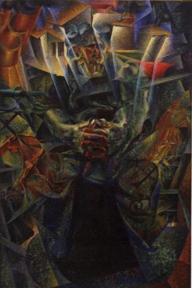 Boccioni Umberto Materia, 1912 olio su tela cm 226x150 Coll. Mattioli