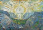 Edvard Munch, Le soleil, 1912, Huile sur toile, 123 × 176.5 cm, Oslo, Norvège, Munchmuseet. © Munch Musee. Photo CC BY 4.0