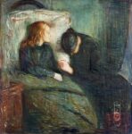 Edvard Munch, L’enfant Malade (Det syke barn), 1896, Huile sur toile, 121,5 x 118,5 cm Gothenburg Museum of Art, Suède. © Göteborgs konstmuseum (Gothenburg Museum of Art). Photo Hossein Sehatlou