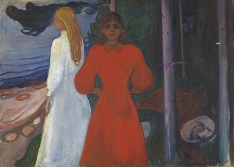 Edvard Munch, Rouge et blanc, 1899-1900, Huile sur toile, 93.5 × 129.5 cm Oslo, Norvège, Munchmuseet. ©Munch Museet