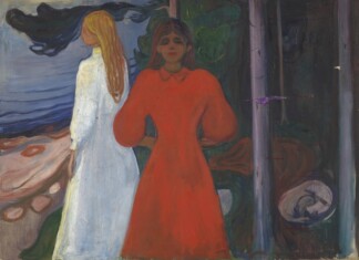 Edvard Munch, Rouge et blanc, 1899-1900, Huile sur toile, 93.5 × 129.5 cm Oslo, Norvège, Munchmuseet. ©Munch Museet