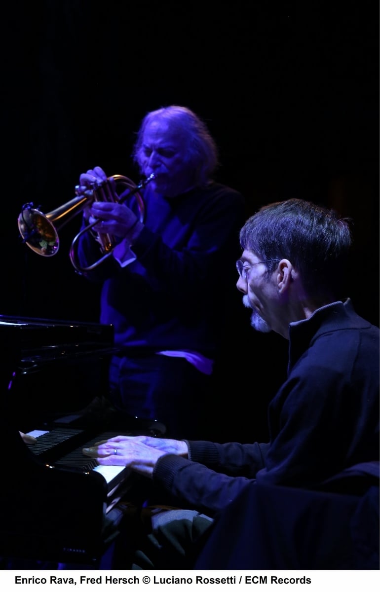 Enrico Rava e Fred Hersch. Photo Luciano Rossetti, ECM Records