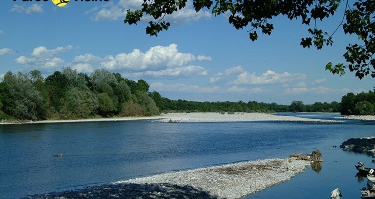 Il fiume Ticino a Turbigo dal sito dell'Ente Parco Ticino