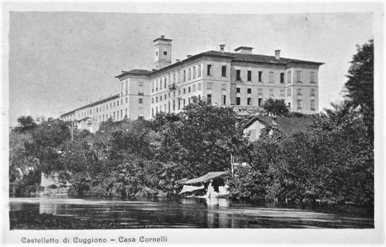 Villa Clerici a Castelletto di Cuggiono (allora chiamata Casa Cornelli) sul Canale Villoresi
