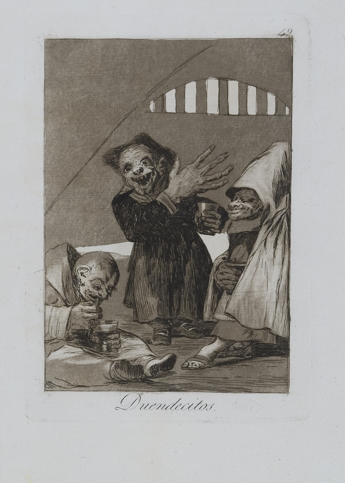 Francisco Goya y Lucientes, Los Caprichos 49, 1799. Ph. Elizabeth Krief