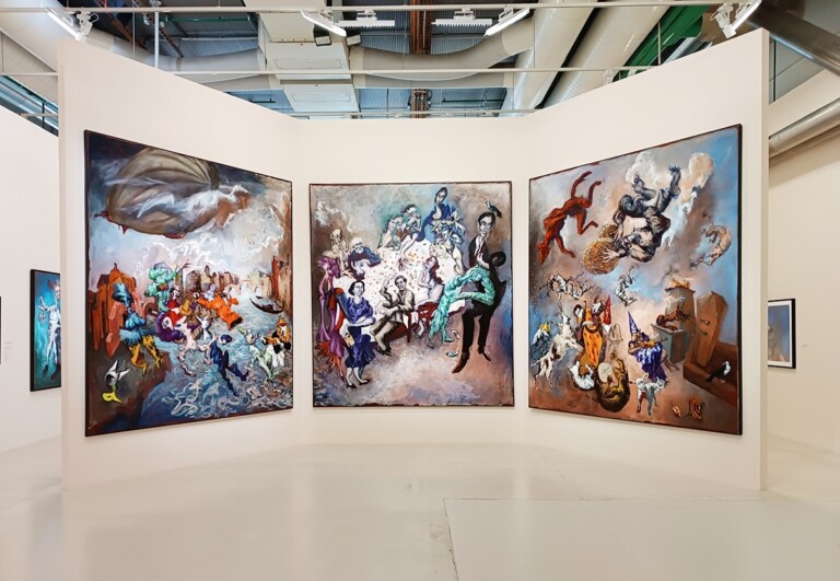 Gèrard Garouste. Exhibition view at Centre Pompidou, Parigi, 2022. Photo Silvia Rossetti