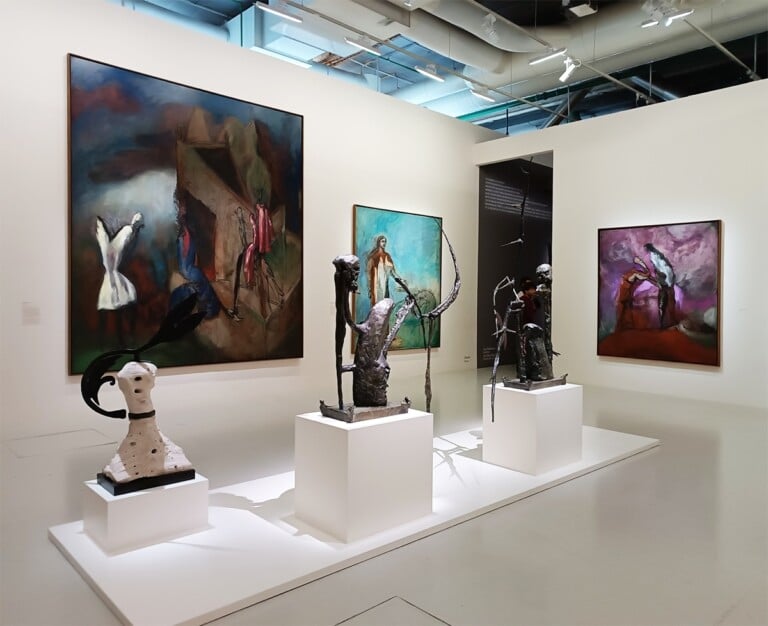 Gèrard Garouste. Exhibition view at Centre Pompidou, Parigi, 2022. Photo Silvia Rossetti