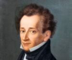 Giovanni Gallucci, Ritratto di Giacomo Leopardi (dettaglio), olio su tela, Collezione del Comune di Recanati