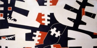 Giuseppe Capogrossi, Superficie 600, 1960, olio su tela. Galleria Nazionale, Roma
