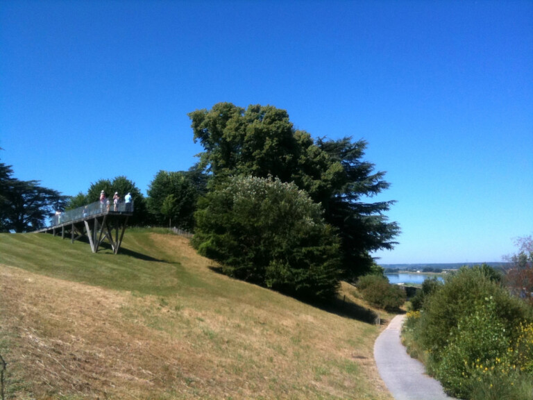 Il parco del Domain de Chaumon sur Loire, belvedere. Photo Claudia Zanfi