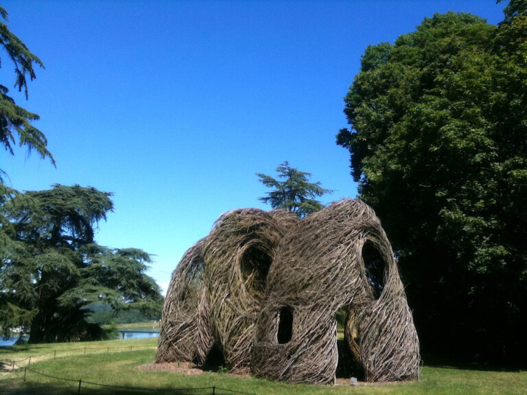 Il parco del Domain de Chaumont sur Loire, opera di Patrick Dougherty. Photo Claudia Zanfi