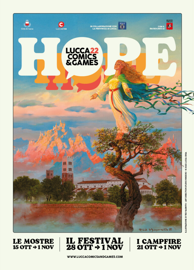 Il poster di Ted Nasmith per il Lucca Comics & Games 2022
