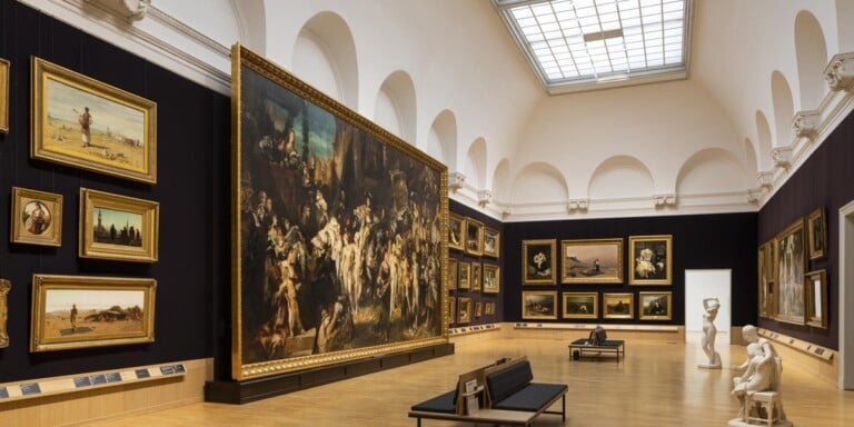 Il salone d'ingresso della collezione permanente della Kunsthalle di Amburgo