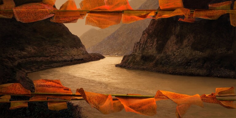 Irene Kung, Yangtse Flags. Courtesy the artist e Galleria Valentina Bonomo