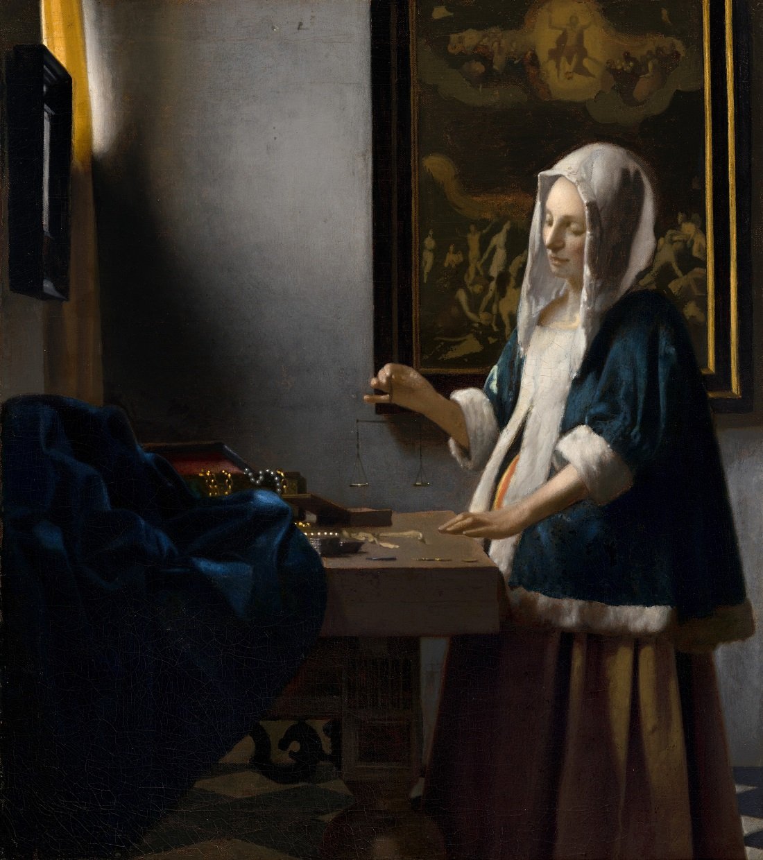 Johannes Vermeer, Pesatrice di perle, National Gallery of Art, Washington