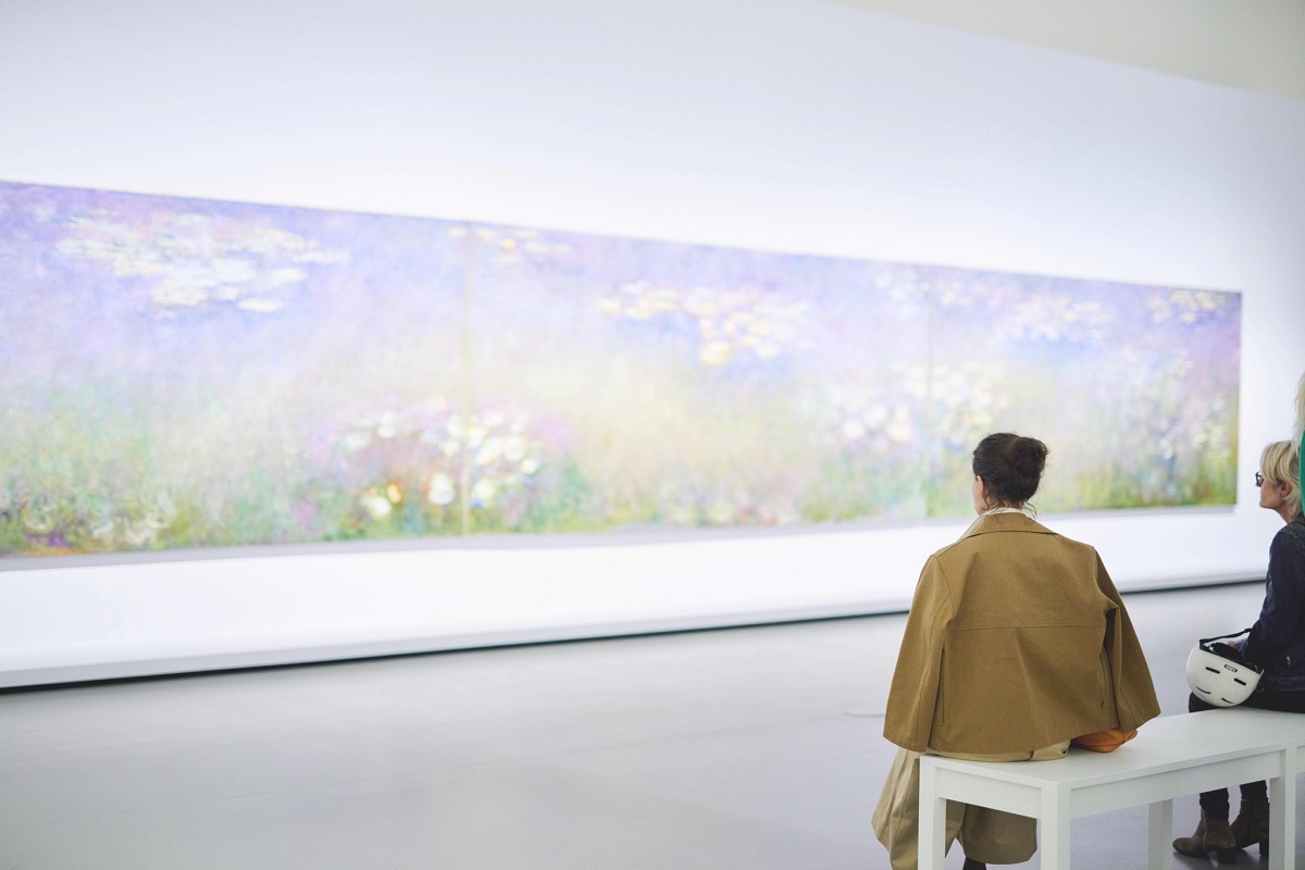 Le Ninfee di Claude Monet alla Fondation Louis Vuitton, Parigi, installation view, 2022