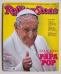 Leonardo Pivi, Papa POP 2018 micromosaico su rivista _ micro-mosaic on magazine 27 × 22 cm