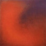 Luca Macauda, Untitled (rosso), 2022, 140x140 cm