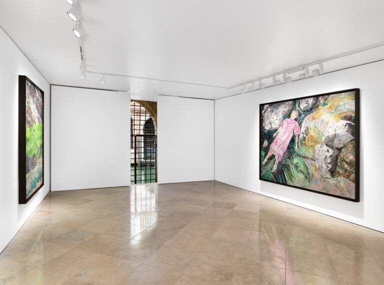 María Berrío - The Land of the Sun, installation view at Victoria Miro Venice, 2022. Courtesy the artist and Victoria Miro