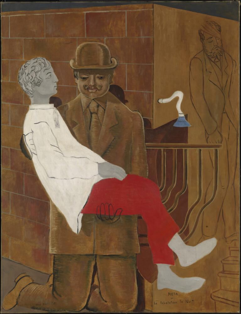 Max Ernst, Piet-o-la-rivoluzione-la-notte, 1923, olio-su-tela-1162-x-889-cm