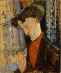 Modigliani Amedeo, Ritratto del pittore Frank Haviland 1914, olio su cartone cm 73x60 Coll. Mattioli