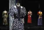 Mr and Mrs Clark. Ossie Clark and Celia Birtwell, Fashion and Prints 1965 74, exhibition view at museo del tessuto, Prato, 2022. Photo Marco Badiani