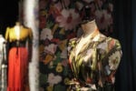 Mr and Mrs Clark. Ossie Clark and Celia Birtwell, Fashion and Prints 1965 74, exhibition view at museo del tessuto, Prato, 2022. Photo Marco Badiani